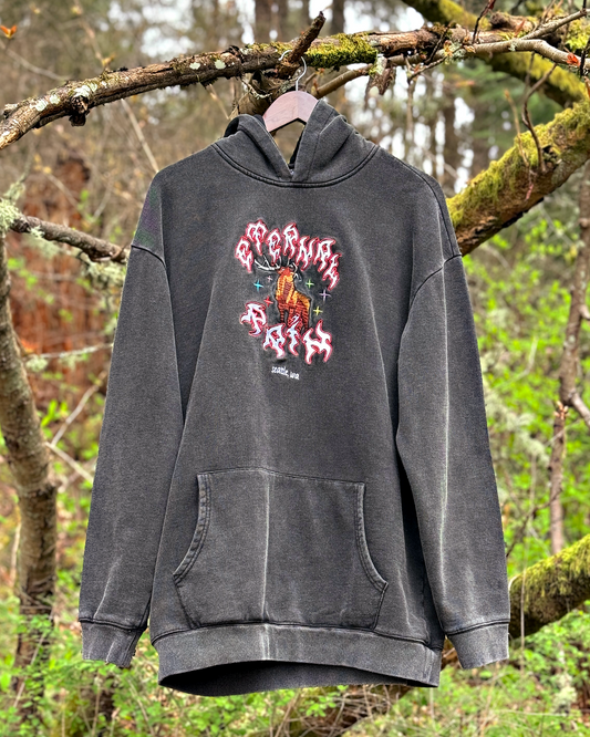 Mad Deer Embroidered Hoodie