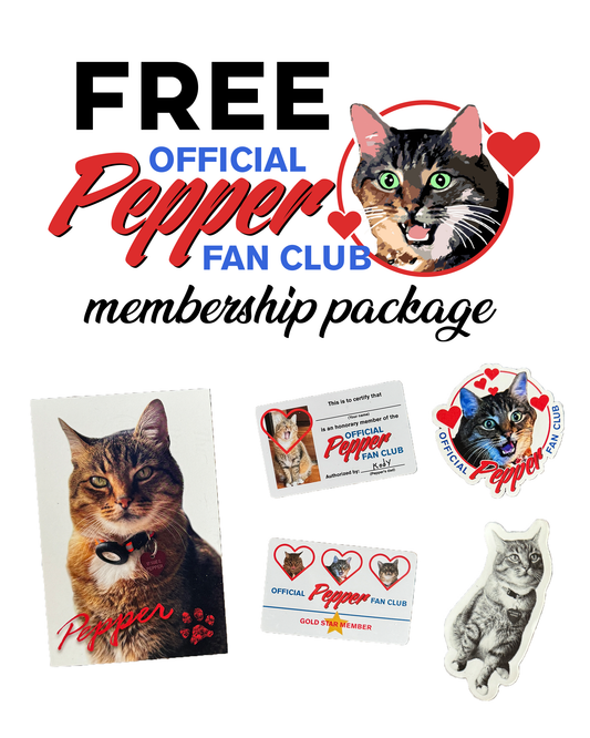 Free Pepper Fan Club Membership Package