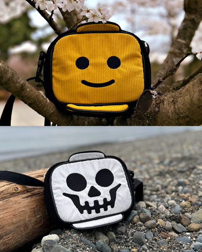 Life & Death Corduroy Crossbody Bag